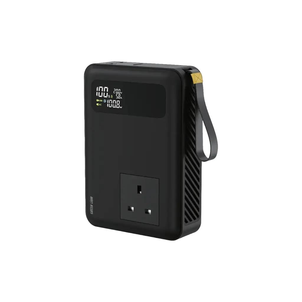 جرين ليون باور فولت 270W 30000mAh باور بنك - أسود