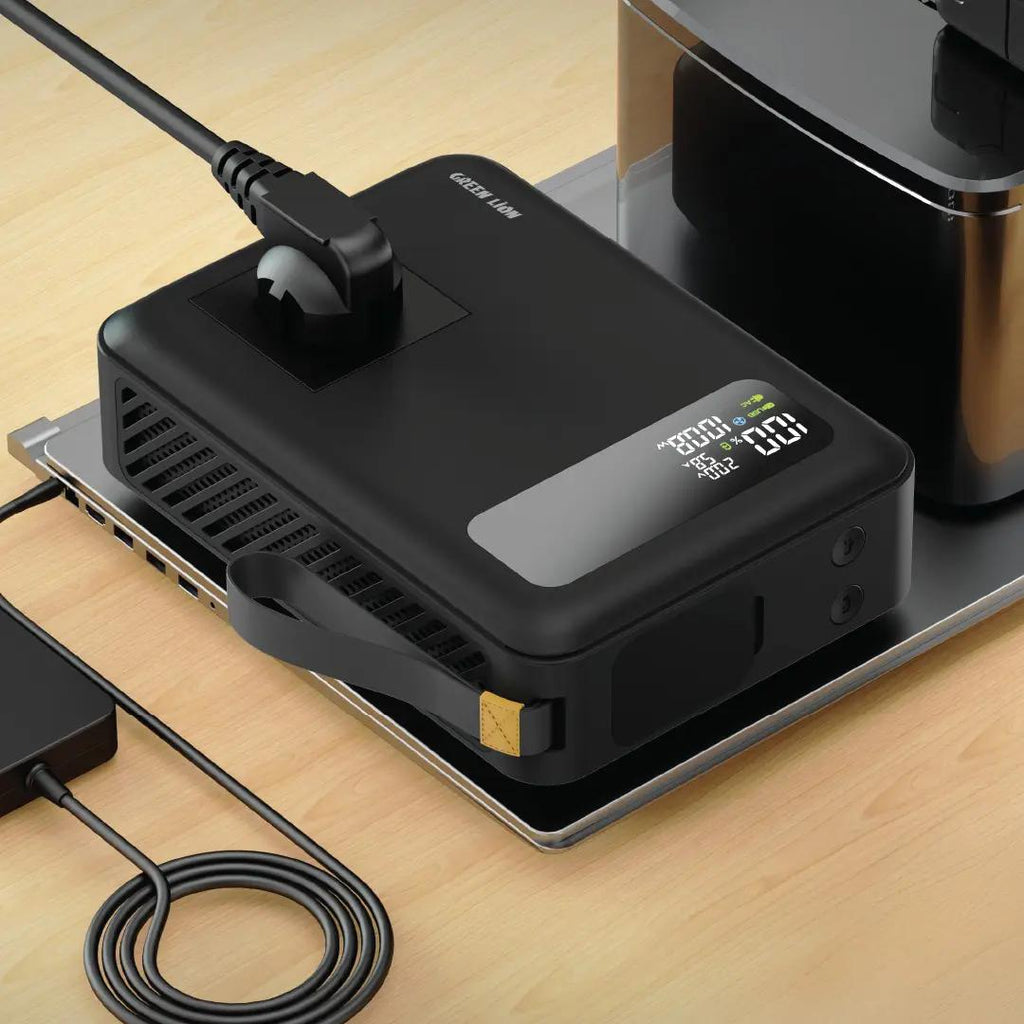 جرين ليون باور فولت 270W 30000mAh باور بنك - أسود