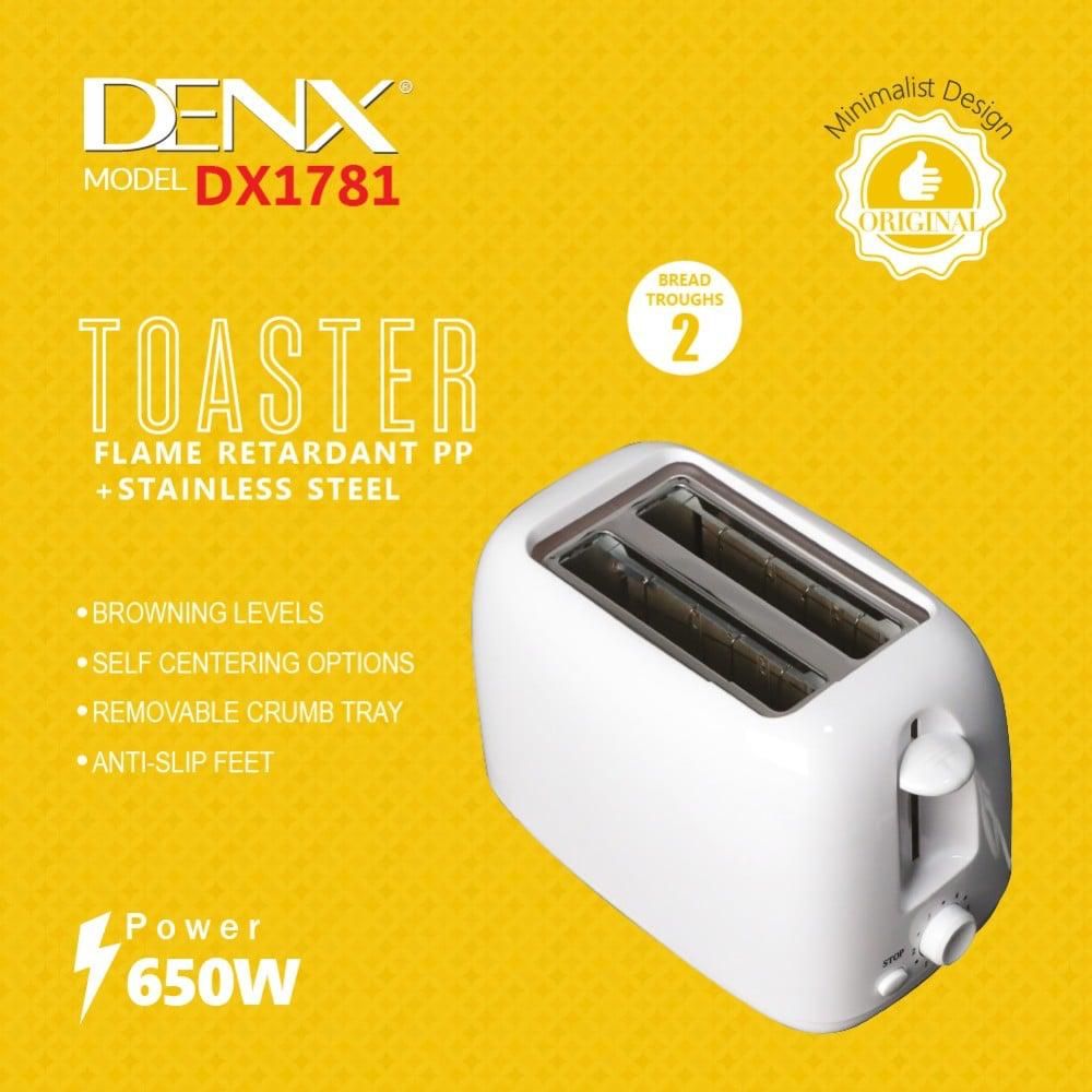 DENX - ماكينة صنع الخبز الأوتوماتيكية M/DX1781، علامة DENX التجارية