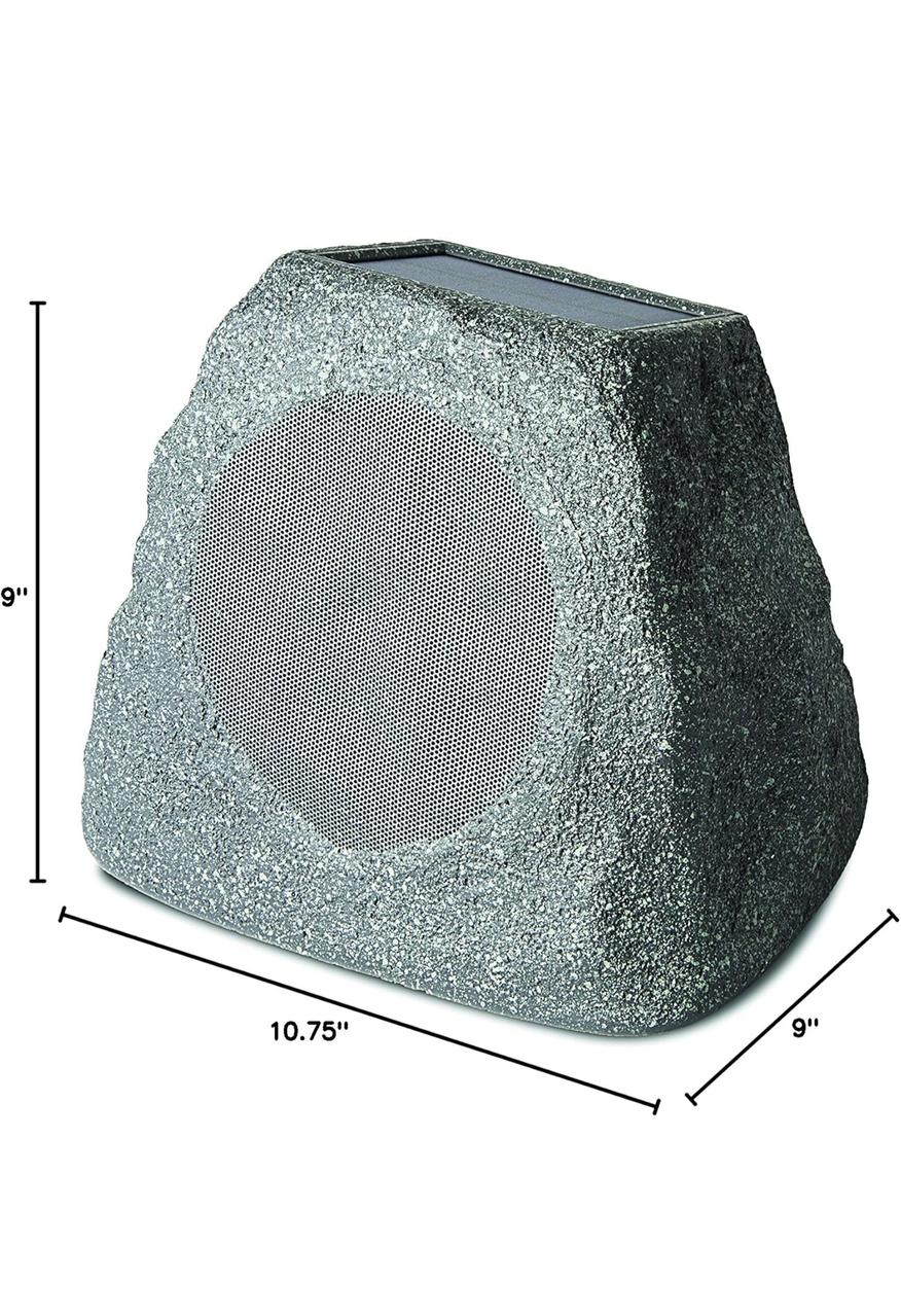 ION Audio Solar Stone | سماعة حديقة لاسلكية قابلة لإعادة الشحن بالطاقة الشمسية