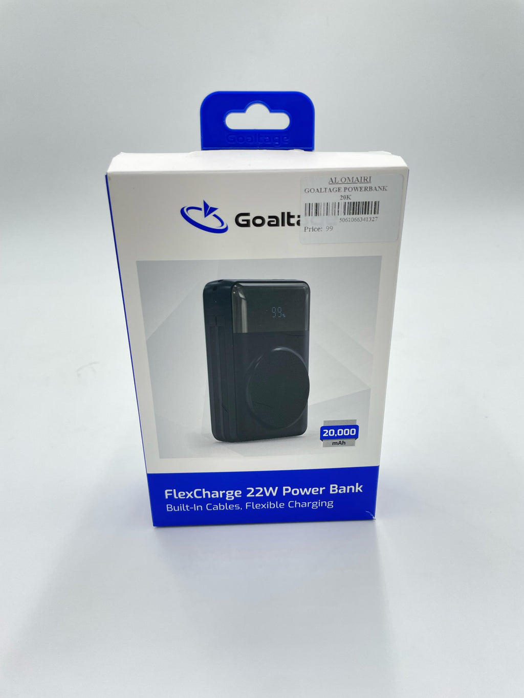 باور بنك Goaltage Flex Charge بقدرة 22 واط.