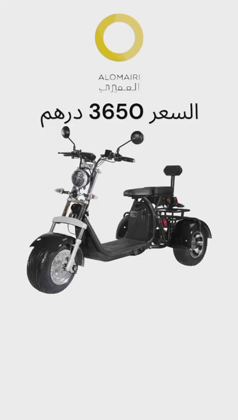الدراجة النارية الكهربائية ثلاثية العجلات للكبار
